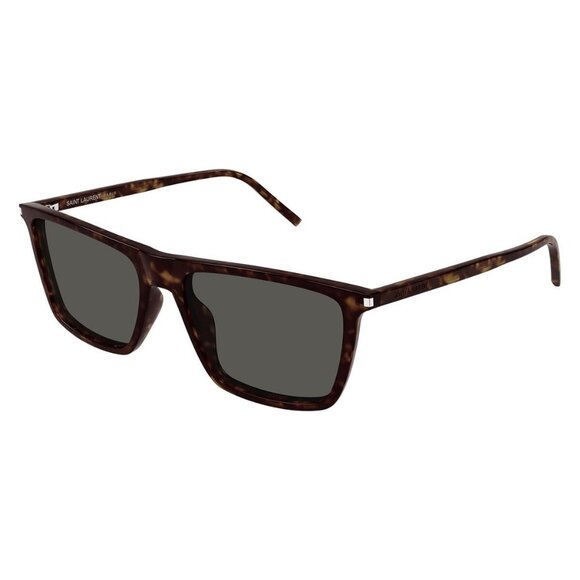 New SAINT LAURENT Classic Havana Square SL 668 002 Sunglasses Women - Picture 1 of 4